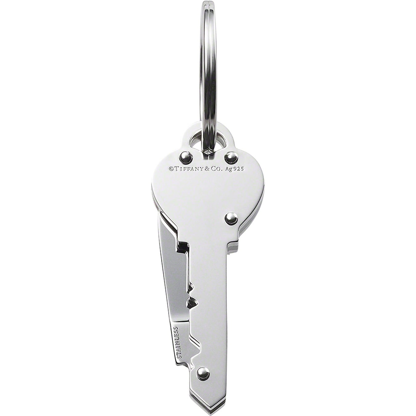 Supreme®/Tiffany & Co. Return to Tiffany Heart Knife Key Ring view 4